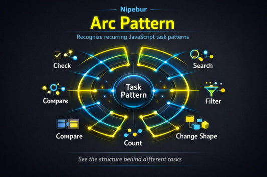 Nipebur Arc Pattern diagram on a dark background
