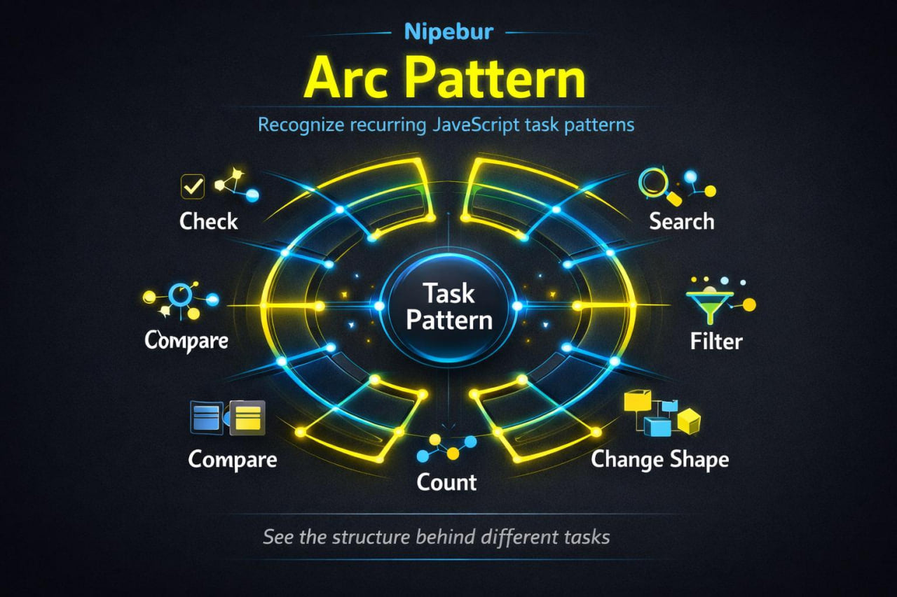 Nipebur Arc Pattern diagram on a dark background